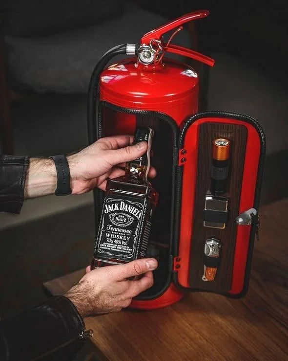 BlazeBar | Fire Extinguisher Liquor Storage