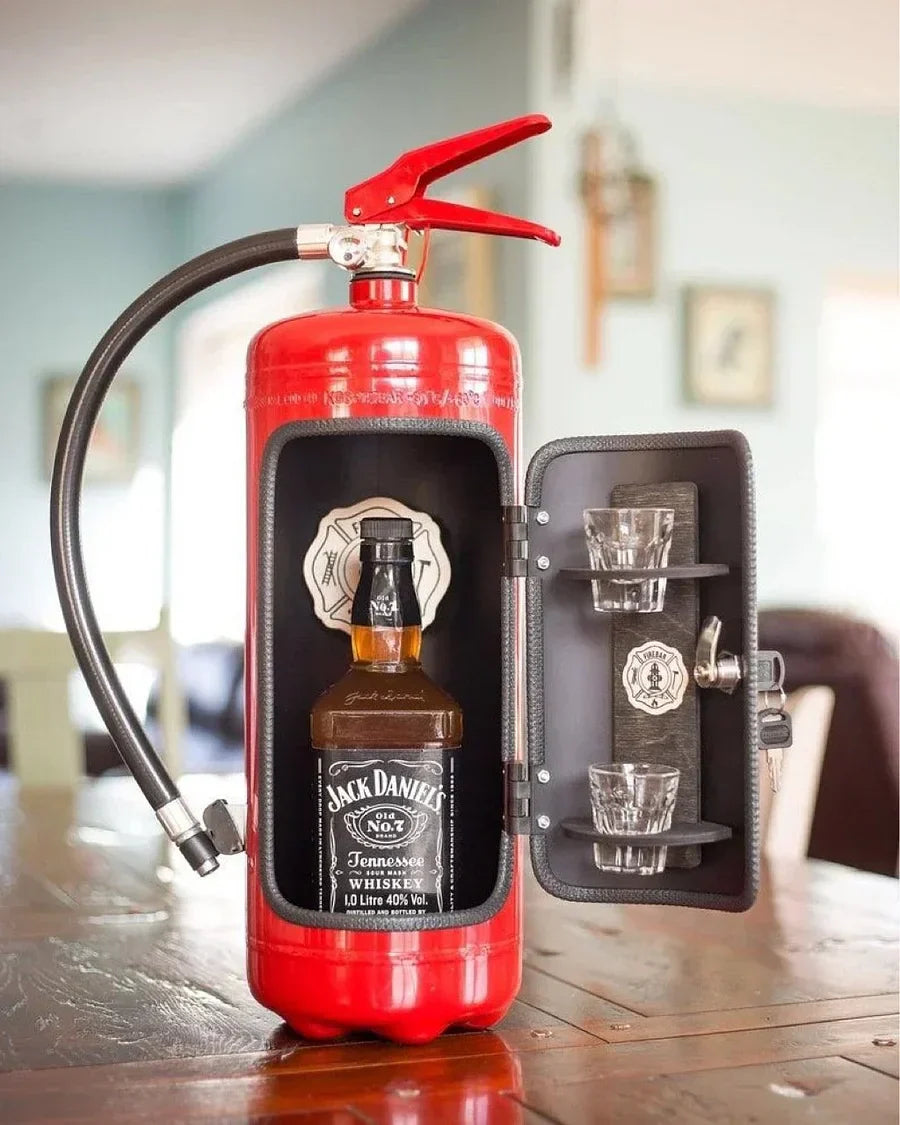 BlazeBar | Fire Extinguisher Liquor Storage