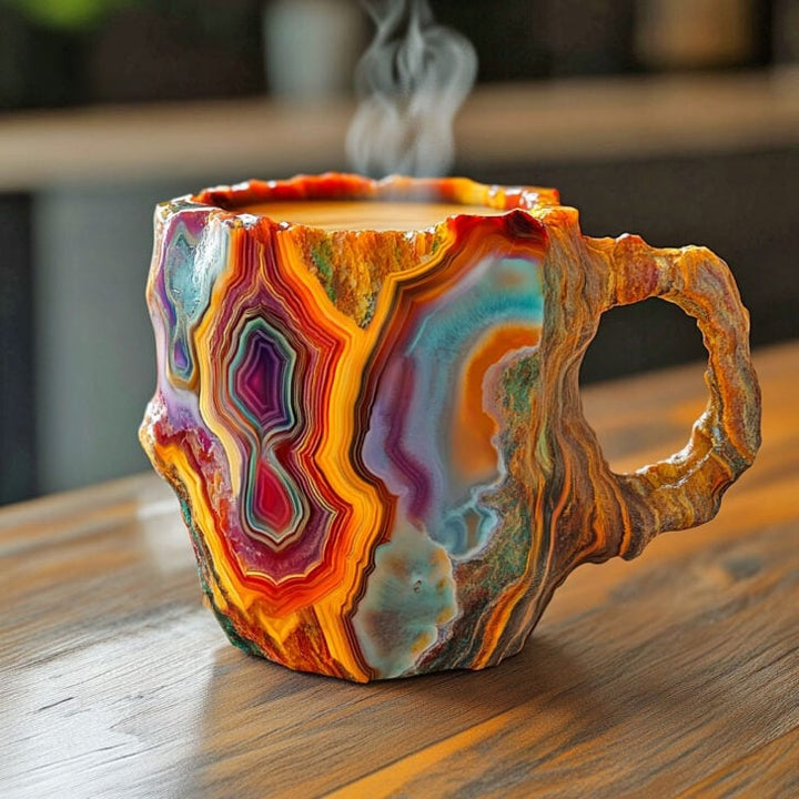 CrystalSip | Mineral Crystal Coffee Mug