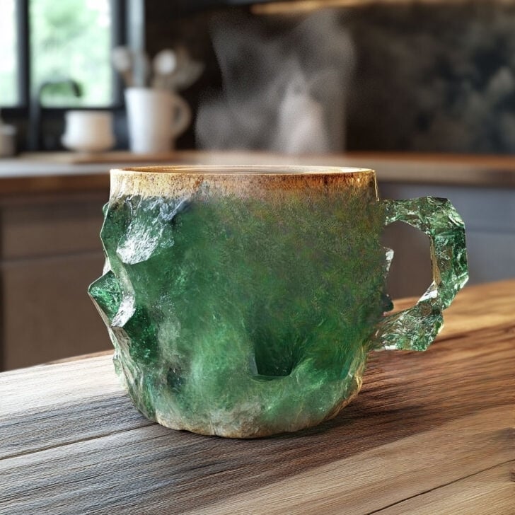 CrystalSip | Mineral Crystal Coffee Mug