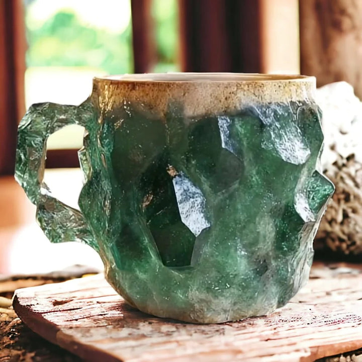 CrystalSip | Mineral Crystal Coffee Mug