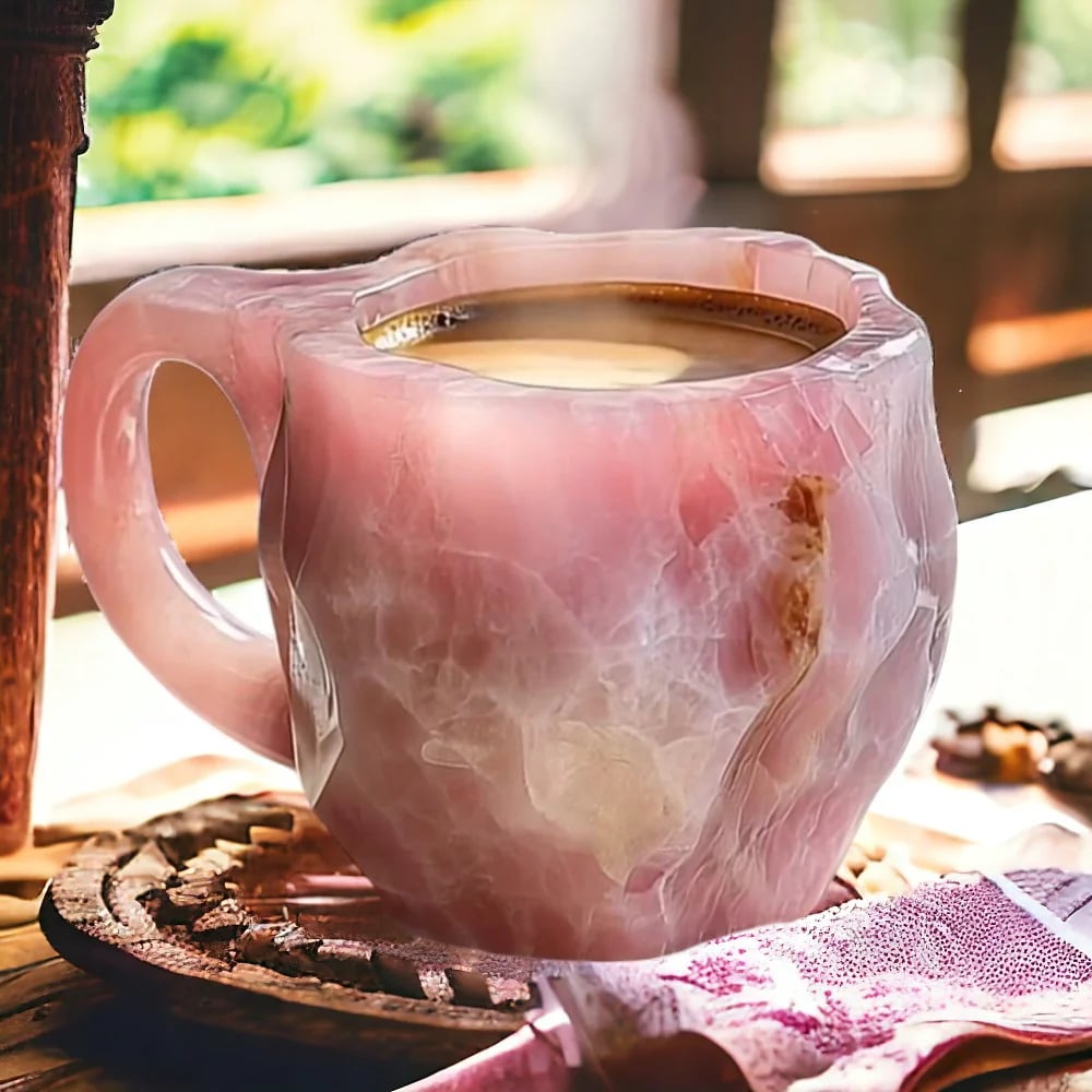 CrystalSip | Mineral Crystal Coffee Mug