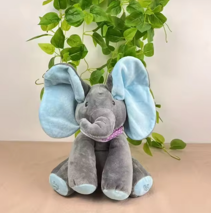 PeekyPal | Peek-a-Boo Talking Elephant Plush Toy