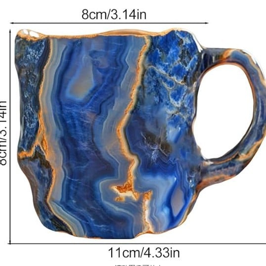 CrystalSip | Mineral Crystal Coffee Mug