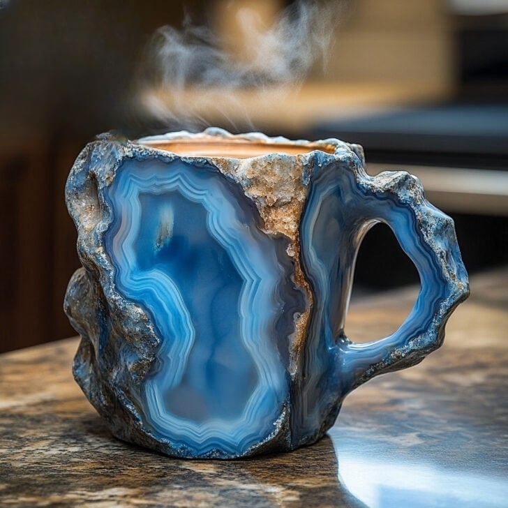 CrystalSip | Mineral Crystal Coffee Mug