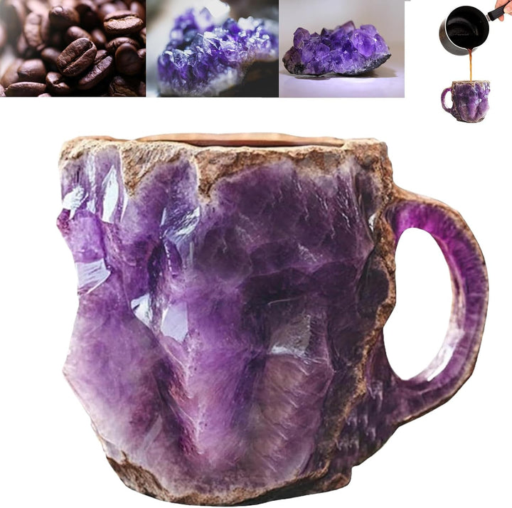 CrystalSip | Mineral Crystal Coffee Mug