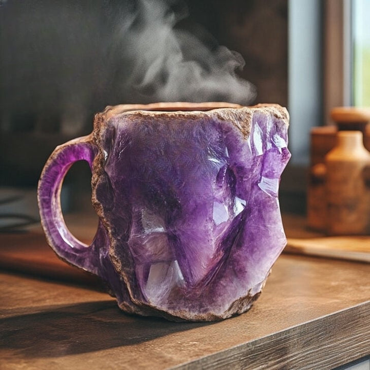 CrystalSip | Mineral Crystal Coffee Mug